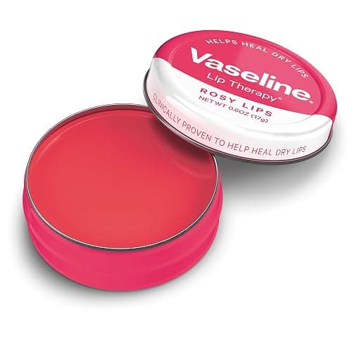 Vaseline Lip Therapy Lip Balm Tin, Rosy Lips, 0.6 Ounce thumbnail 4