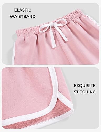 BOOPH 3Pc Girls Athletic Shorts Active Running Dolphin Shorts thumbnail 5