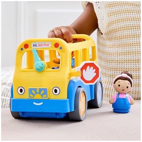 Ms. Rachel Official My First Learning Electronic School Bus with 2 Figures, Music & Sounds, Educational Toys & Toddler Toys for Girls & Boys Ages 1-3+ thumbnail 2
