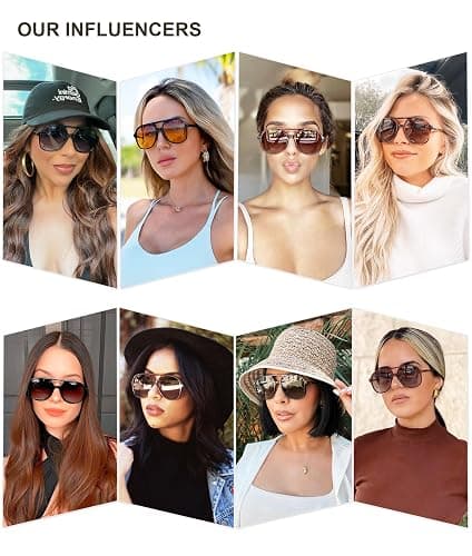 SOJOS Retro Polarized Aviator Sunglasses Womens Mens Classic 70s 80s Vintage Trendy Square Aviators SJ2174 thumbnail 3