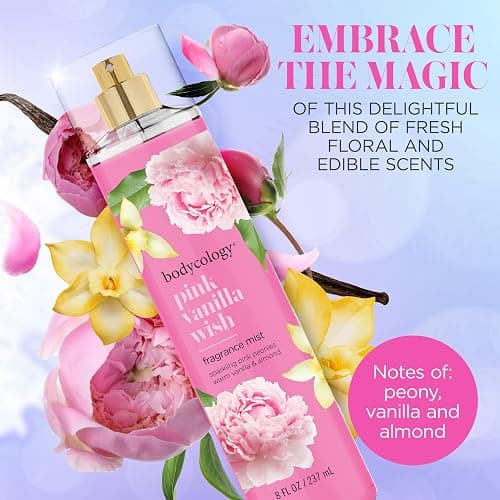 Bodycology Long-Lasting Fragrance Body Mist, Pink Vanilla Wish, 8 fl oz thumbnail 2