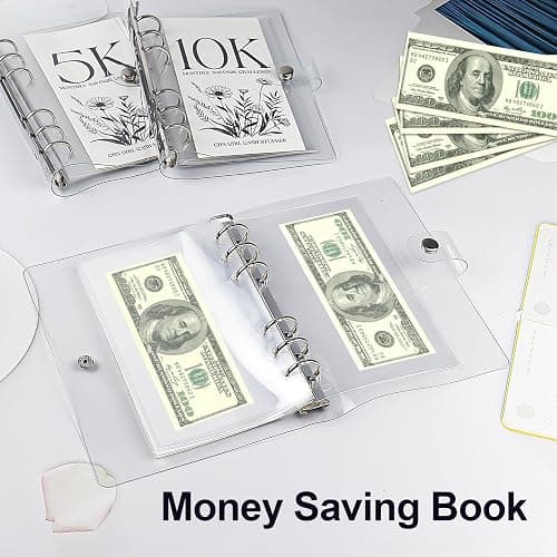 12-Month Money Savings Challenges Book with Envelopes, 3 Pcs Money Saving Binder, Money Binder for Cash Saving for Office, Home, School (2.5K+5K+10K) thumbnail 5