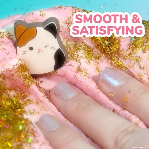 Original Squishmallows Cam The Cat Premium Cloud Slime, Coconut-Scented, 8 oz., Storage Container with Figurine Topper, Rubber Charm, Goodie Bags Stuffers, Kids Party Favors, Sensory Toys thumbnail 7