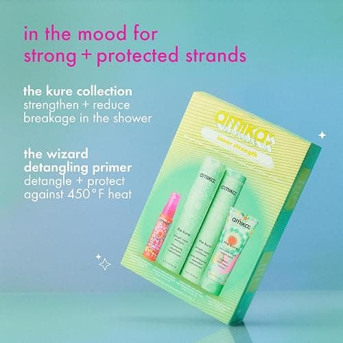 amika inner strength repair routine set | gift set for dry, damaged hair from bleach, color, chemical, or heat use thumbnail 3