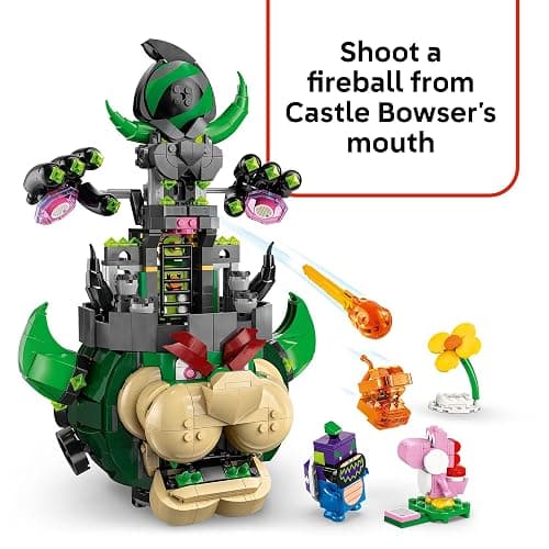 LEGO Super Mario Prince Florian & Castle Bowser Building Toy - Pretend Play Set for Boys & Girls, Ages 9+ - Building Blocks for Kids W/Digital Action & 4 Toy Figures - Gift Idea for Birthdays - 72042 thumbnail 5