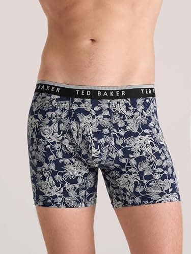 Ted Baker Men's 4 Pack Cotton Stretch Boxer Briefs Boxer Briefs thumbnail 4