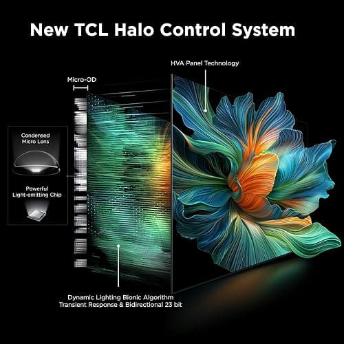 TCL 75 Inch Class QM6K Series | Mini LED QLED 4K HDR | 75QM6K, 2025 Model | 120HZ-144HZ High Brightness Smart Google TV Dolby Atmos Onkyo Audio | Voice Remote Alexa Gaming Streaming Television thumbnail 6