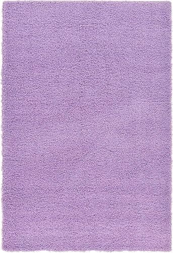 Bravich Lilac Lilac Shaggy Rug 80 x 150cm (2'7" x 4'11") 5cm Pile Medium Thick Fluffy Living Room Hessian Backed Washable thumbnail 3