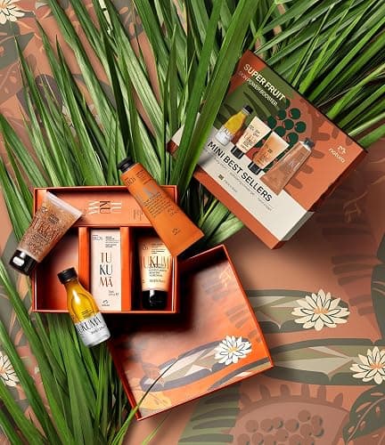 natura – Tukumã Hyaluronic Acid Boosting Minis Set (4 travel size Products) - Exfoliating Shower Gel, Biphase Shower Oil, Body Lotion and Hand Cream- Anti-Aging - Vegan Skin Care thumbnail 3