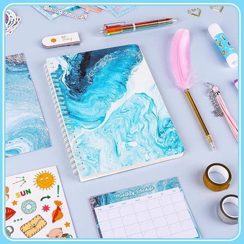 VERTOY DIY Journal Kit for Girls - Ideas Birthday Gifts and Toys Age 8 9 10 11 12 13+ Years Old, Kids Scrapbook Journaling Kit for Writing Diary Supplies Set, Teen Girls Trendy Stuff thumbnail 8