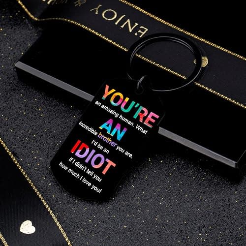 Big Brother Gifts Brother Birthday Gifts from Sister Little Sentimental Brothe Keychain Gift for Brothe-in-Law Adults Christmas Stocking Stuffers Valentine Graduation Present for Him Male thumbnail 5