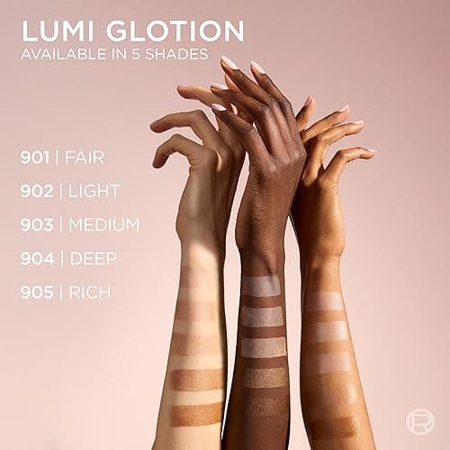 L'Oreal Paris Makeup True Match Lumi Glotion, Natural Glow Enhancer, Illuminator Highlighter, Bronzing Drops For a Sun-Kissed Glow, 903 Medium thumbnail 8