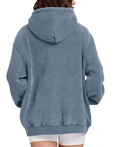 Hatant Oversized Hoodie Sweatshirts for Women Couples Heavyweight Hoodies Pullover Vintage Acid Wash Sweaters Pullover 2025 thumbnail 6
