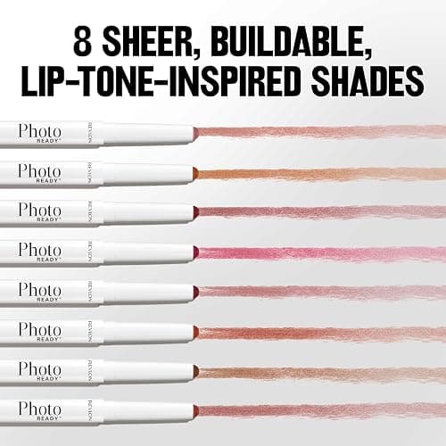 REVLON PhotoReady Instant Blur Liner, Soft Matte Lip Makeup to Overline for Instant Natural, Fuller-Looking Lips, Sheer-to-Buildable, 004 Lazy, 0.05 oz thumbnail 8