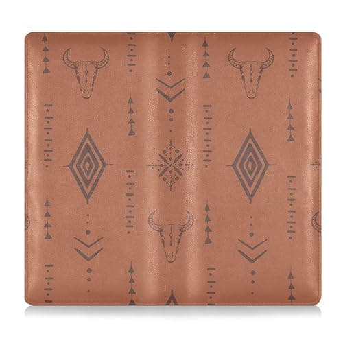linqin Car Registration and Insurance Card Holder, Western Bull Boho Glove Box Organizer Card Document Wallet thumbnail 4
