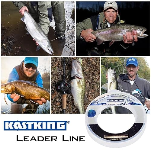 KastKing DuraBlend Monofilament Leader Line - Premium Saltwater Mono Leader Materials - Big Game Spool Size 120Yds/110M thumbnail 6