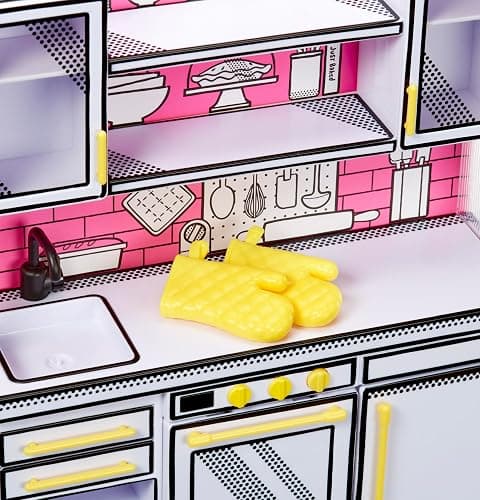 MGA's Miniverse Make It Mini Kitchen, Kitchen Playset, w/UV Light, Collectibles, DIY, Resin Play, Exclusive, Mystery Recipe, Mini Oven Mitts, NOT Edible, 8+ thumbnail 4