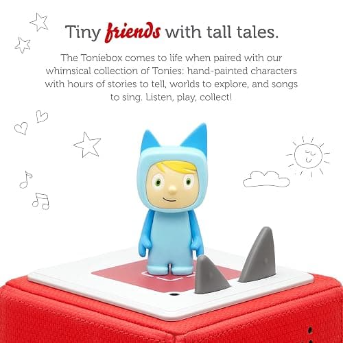 Tonies Creative Audio Character - Record and Upload up to 90 Minutes of Your Own Stories and Songs - Light Blue/Light - Light Blue thumbnail 2