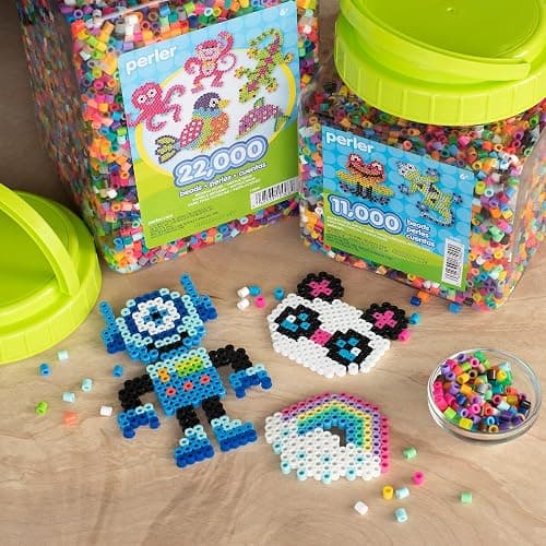 Perler Multi-Mix Fuse Beads Jar, Assorted Colors, Pack of 22000 (PER17000) thumbnail 5