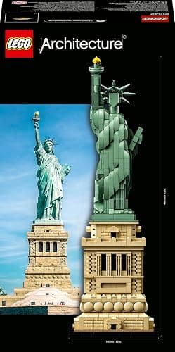 LEGO Architecture Statue of Liberty Model Kit for Adults to Build, Collectable New York Souvenir Building Set, Gift Idea for Women, Men, Her or Him, Home Decor, Creative Activity 21042 thumbnail 11