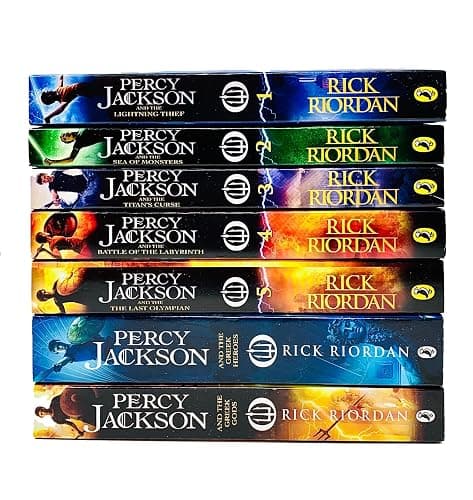 Koblit ltd Percy Jackson Collection 7 Books Set (Lightning Thief, Sea of Monsters, Titan's Curse, Battle of the Labyrinth, Last Olympian, Greek Heroes, Greek Gods) thumbnail 2