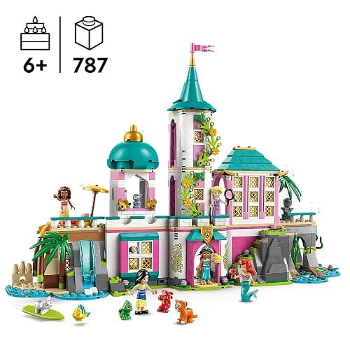 LEGO Disney Princess Castle & Royal Pets Kids Toy - Pretend Play Building Set for Girls and Boys, Ages 6+ - Includes Ariel, Rapunzel, Jasmine, Moana, and Mulan - Gift Idea for Birthdays - 43267 thumbnail 3