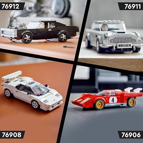 LEGO 76912 Speed Champions Fast & Furious 1970 Dodge Charger R/T, Toy Muscle Car Model Kit Kids, Collectible Set With Dominic Toretto Minifigure thumbnail 6