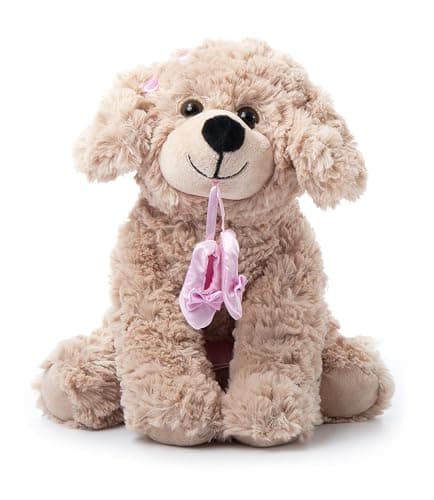 The Petting Zoo Ballerina Scruffy Dog Stuffed Animal, Dance Gifts, 10 in | Ballerina Scruffy Dog by Zoologee. Great for birthdays and dance recital gifts for girls thumbnail 3