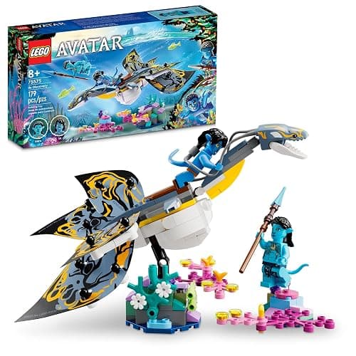 LEGO Avatar Ilu Discovery 75575, The Way of Water Movie Building Toy Ocean Set, Animal-Like Underwater Creature Figure, Collectible Display Idea for Kids and Movie Fans - Image 1