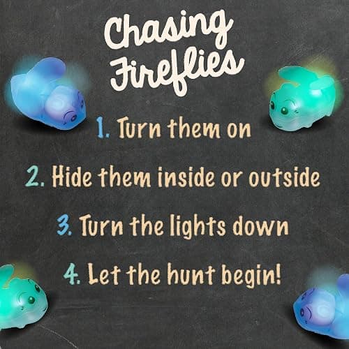 Toysmith Chasing Fireflies Kids Game - The Game of Shine & Seek - Interactive Games for Kids - Indoor & Outdoor Game - for Ages 3+, Blue,Green thumbnail 7