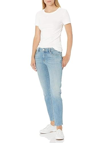 Amazon Essentials Women's Slim-Fit Short-Sleeve Crewneck T-Shirt, Pack of 2 thumbnail 5