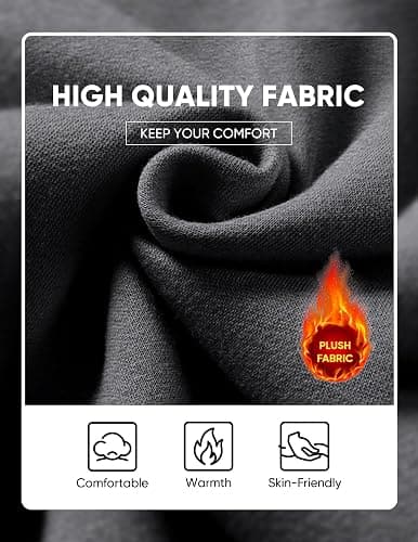 JMIERR Mens Casual Cotton Hooded Collar Drawstring Hoodies Pullover Sweatshirts Casual Long Sleeve Shirts thumbnail 6
