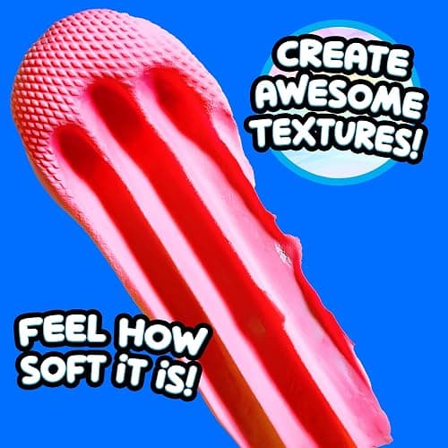 COMPOUND KINGS Fluffy Butter Cloudz Compound Bucket for Girls & Boys | Sensory Toys | Non-Toxic & Non-Sticky | Stress Relieving Tactile | (Red Cherry) thumbnail 5