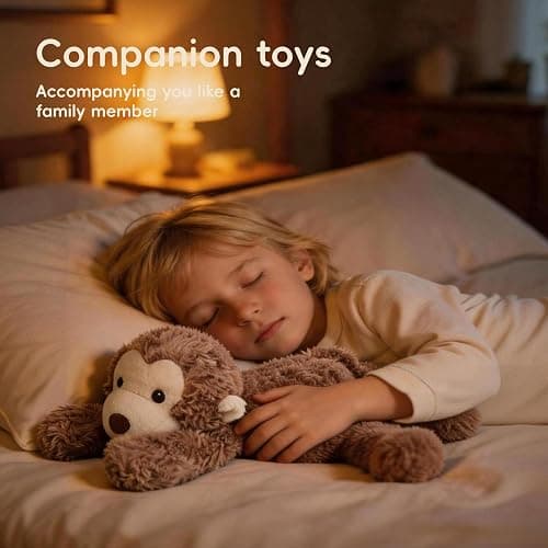 Niceween Monkey Stuffed Animal Monkey Plush Toy Soft and Premium Gifts for Babies Children Adults,Dark Brown,13 Inches thumbnail 6
