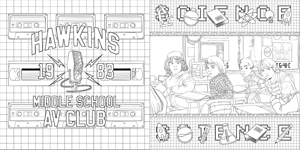 Stranger Things: The Complete Coloring Book (Color All Five Seasons!) thumbnail 7