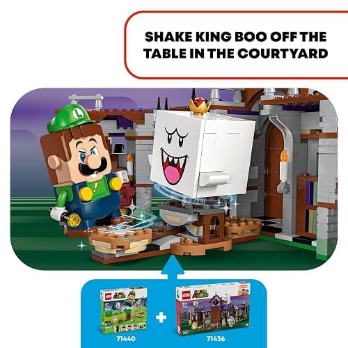 LEGO Super Mario King Boo's Haunted Mansion - Building Toy for Kids Ages 8+ - Mario Toy W/ 4 Minifigures - Gift for Boys, Girls, & Gamers - 71436 thumbnail 5