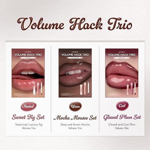 rom&nd Volume Hack Trio Mocha Mousse Lip Set | K-Beauty Plumping Gloss, Hydrating Balm & Smooth Liner | Achieve Defined, High-Shine Lips for Viral Looks. thumbnail 5