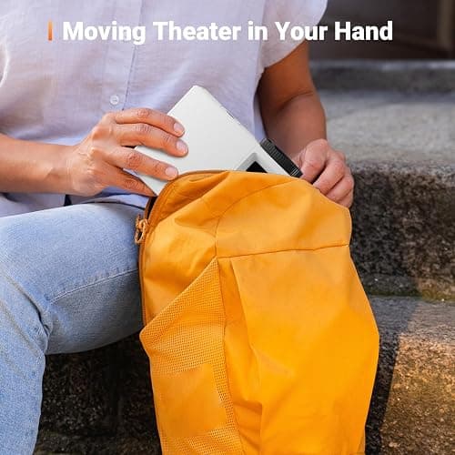 Mini Projector, Cibest HD 1080P Supported Movie Projector, 2024 Upgraded 15000 Lux Home Theater Video Projector Compatible with iOS/Android Phone/Tablet/Laptop/PC/TV Stick/Box/USB Drive/DVD thumbnail 6