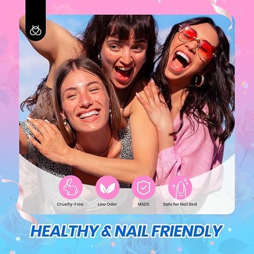 Beetles Nude Gel Nail Polish Set - 6 Colors Nude Pink Brown Neutral Jelly Gel Polish Kit Sheer Translucent Effect Soak Off UV Nail Art Design Drunken Rose Collection Manicure Gift for Women thumbnail 6