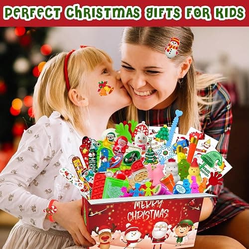 250PCS Christmas Toys for Kids Christmas Gift, Assortment Xmas Toys for Party Favors, Pinata Goodie Bag Stuffers, Stocking Stuffers, Advent Calendar, Prizes For Kids Classroom Rewards thumbnail 7