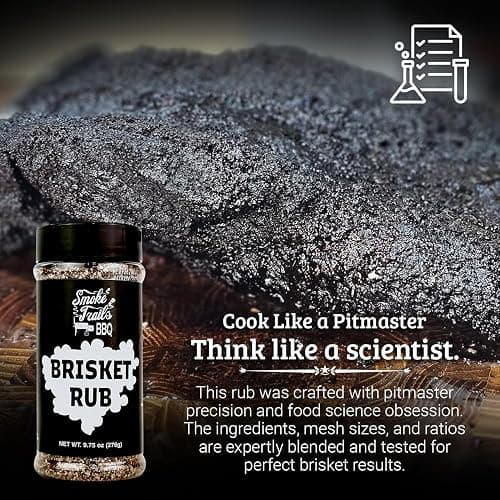 Smoke Trails BBQ BRISKET RUB | BBQ Rub for Texas Brisket by Steve Gow | Great on Brisket, Beef Short Ribs, Steaks, and more thumbnail 6