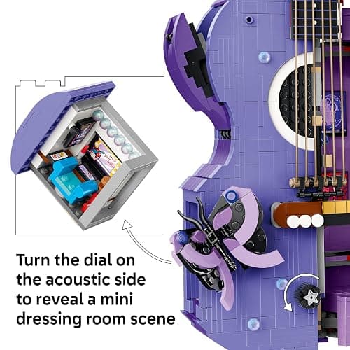 LEGO Editions Olivia Rodrigo's Dual Guitar 43031 | Collectible Building Toy for Teens, Ages 14+, Olivia Rodrigo Minifigure, Bedroom Decor, 1228 pieces, Gift for Birthdays thumbnail 5