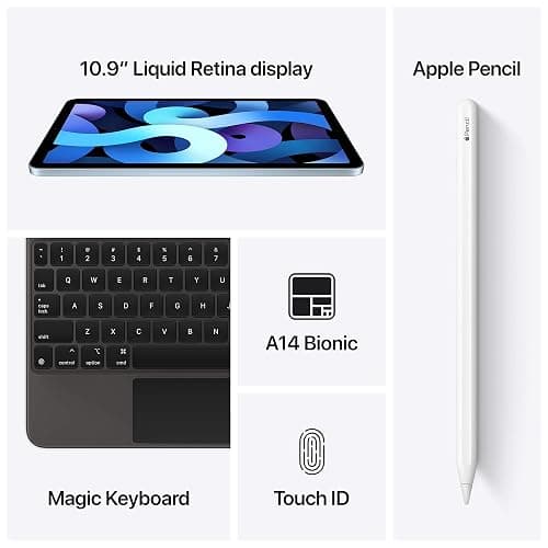 Apple 2020 iPad Air (10.9-inch, Wi-Fi, 64GB) - Silver (Renewed) thumbnail 6