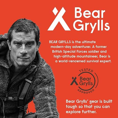Bear Grylls Inflatable Camping and Backpacking Pillow, Black | Lightweight inflatable pillow that packs down small for backpacking, hiking and travel. Inflates in seconds without a pump. thumbnail 4