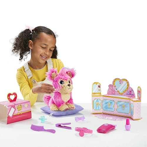 Little Live Scruff-A-Luvs Cutie Cuts: Shave, Reveal and Style, Plush Rescue Pet - Pink Puppy thumbnail 15