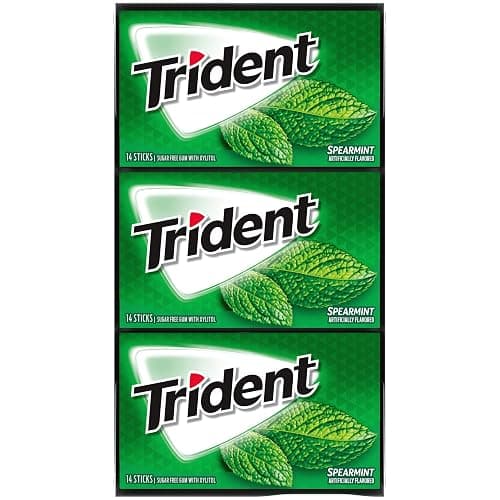 Trident Spearmint Sugar-Free Chewing Gum, 12 Packs of 14 Pieces (168 Total Pieces) thumbnail 22