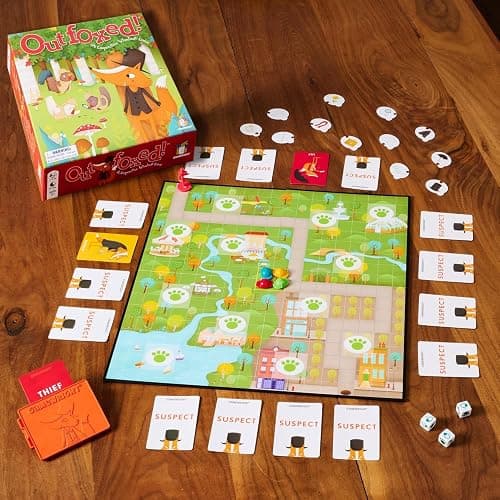 Gamewright | Outfoxed! Game | Board Game | Ages 5+ | 2-4 Players | 20 Minutes Playing Time thumbnail 2