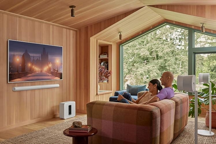Sonos Arc Ultra Soundbar with Dolby Atmos and Voice Control - 9.1.4 Surround Sound for TV and Music - White thumbnail 8