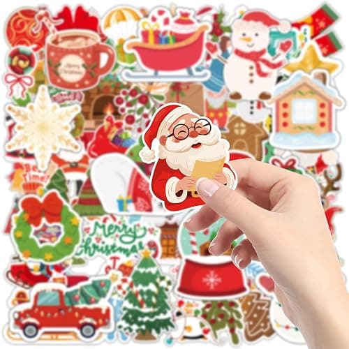 Stocking Stuffers - 100 PCS Christmas Stickers for Kids | Kids Christmas Gift Games Crafts for Grandkids- Stocking Stuffers for Kids- Xmas Decorations Activities Party Favors Supplies thumbnail 4