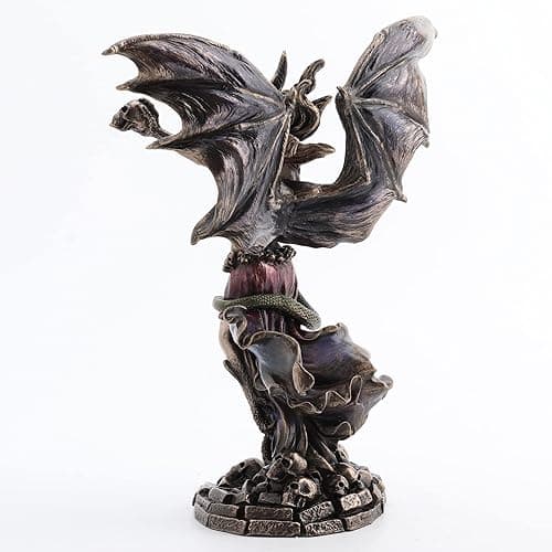 Veronese Design 9 7/8 Inch Lilith The Queen of Sheba Resin Sculpture Bronze Finish thumbnail 5